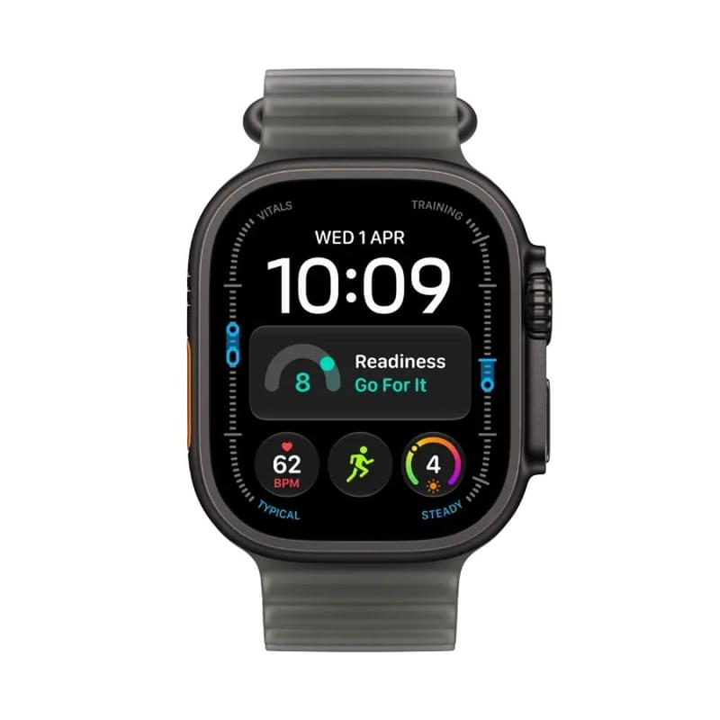 Apple Watch Ultra 4 GPS + Cellular 49mm Black Titanium Case with Translucent Black Ocean Band (MJAY4QI/A) Смарт сағаты - фото #1, Technodom.kz Apple Watch Ultra 4 GPS + Cellular 49mm Black Titanium Case with Translucent Black Ocean Band (MJAY4QI/A) Смарт сағаты - фото #1, Technodom.kz