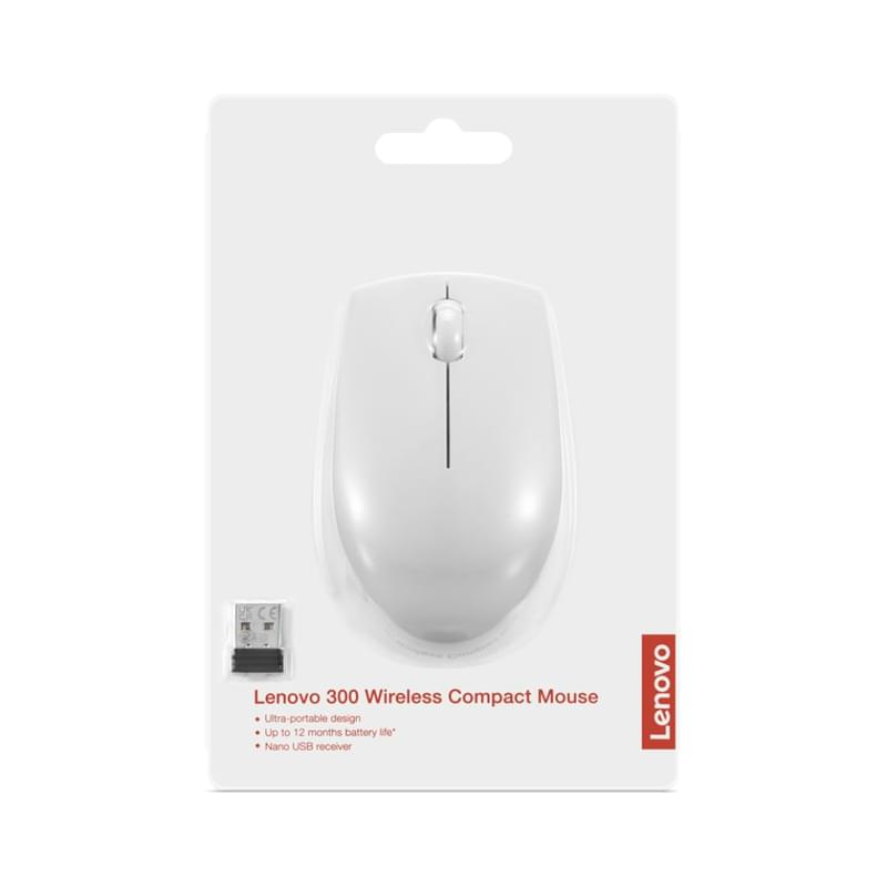 Беспроводная мышка Lenovo 300 Cloud Grey (GY51L15677) - фото #4, Technodom.kz Беспроводная мышка Lenovo 300 Cloud Grey (GY51L15677) - фото #4, Technodom.kz