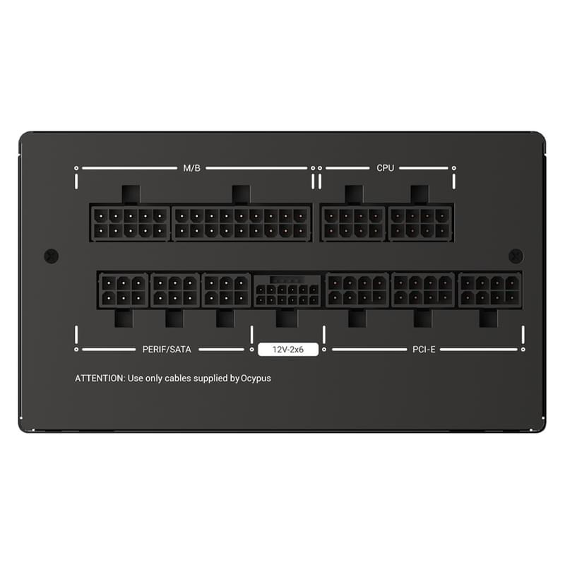 Блок питания 750W Ocypus Iota P750 ATX 3.1 80+Gold Full Modular Black [Iota-P750-G1FFBK024X-EU] - фото #3, Technodom.kz