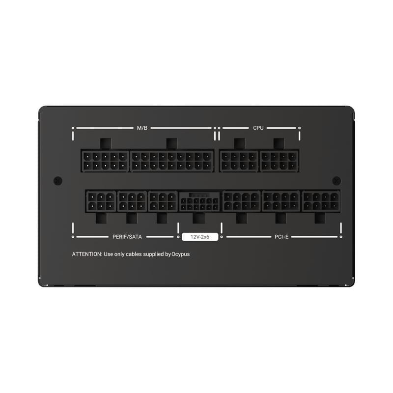 Блок питания 850W Ocypus Iota P850 ATX 3.1 80+Gold Full Modular Black [Iota-P850-G1FFBK024X-EU] - фото #3, Technodom.kz