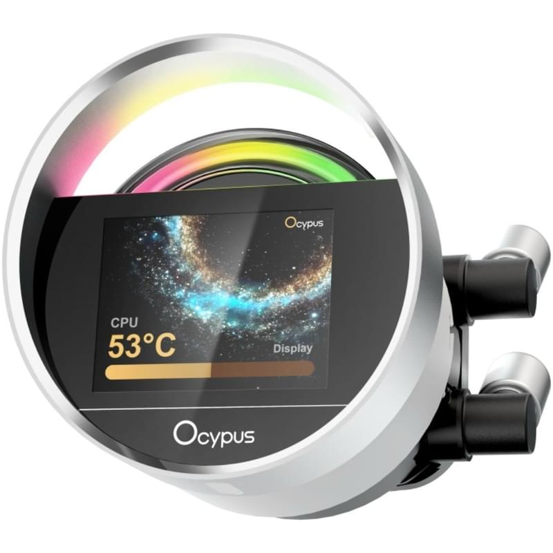 CPU үшін сұйық салқындату жүйесі Ocypus Sigma L24 IPS 240mm White [Sigma-L24-WH2AAWWN00X-GL] - фото #2, Technodom.kz