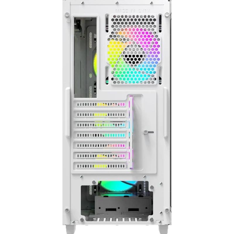 Mid Tower Ocypus Gamma C60 TG ARGB White ATX/mATX/ITX 4x120mm корпусы [Gamma-C60-WHG400XX-GL] - фото #3, Technodom.kz