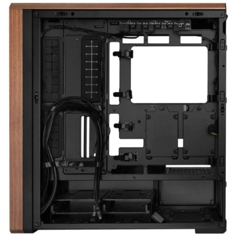 Кейс Mid Tower Lian Li LANCOOL 217 Black Wood (E-ATX/ATX/mATX/ITX) 5xFAN - фото #1, Technodom.kz