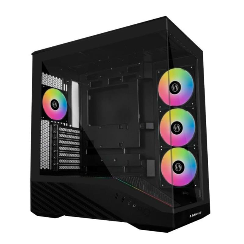 Кейс Mid Tower Lian Li Vector V100R Black TG (E-ATX/ATX/mATX/ITX) 4x120mm ARGB FAN - фото #0, Technodom.kz Кейс Mid Tower Lian Li Vector V100R Black TG (E-ATX/ATX/mATX/ITX) 4x120mm ARGB FAN - фото #0, Technodom.kz