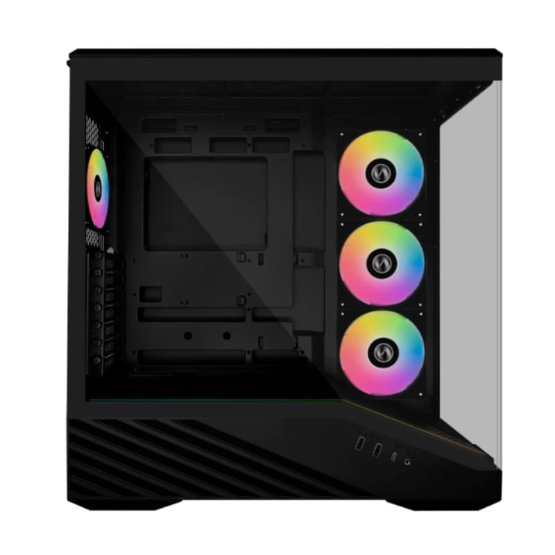 Кейс Mid Tower Lian Li Vector V100R Black TG (E-ATX/ATX/mATX/ITX) 4x120mm ARGB FAN - фото #1, Technodom.kz Кейс Mid Tower Lian Li Vector V100R Black TG (E-ATX/ATX/mATX/ITX) 4x120mm ARGB FAN - фото #1, Technodom.kz