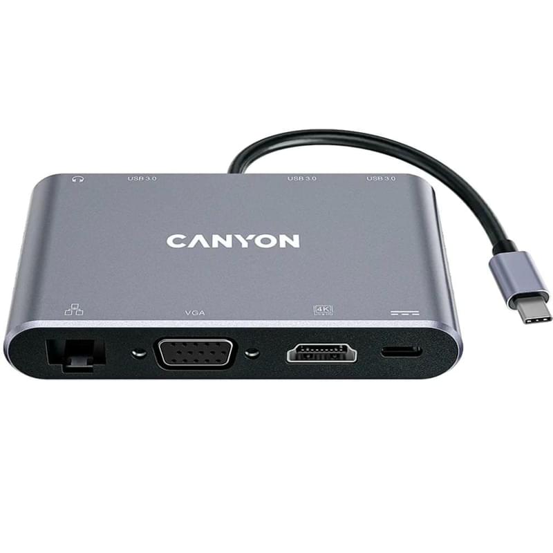 Canyon DS-14 USB-C 8in1 Dark Grey мультипортты адаптері (CNS-TDS14) - фото #0, Technodom.kz Canyon DS-14 USB-C 8in1 Dark Grey мультипортты адаптері (CNS-TDS14) - фото #0, Technodom.kz