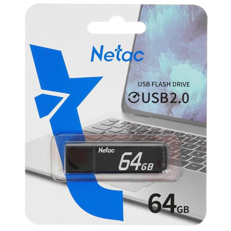 USB Флешкасы 64Gb Netac U351 USB 2.0 (NT03U351N-064G-20BK) - фото #1, Technodom.kz USB Флешкасы 64Gb Netac U351 USB 2.0 (NT03U351N-064G-20BK) - фото #1, Technodom.kz