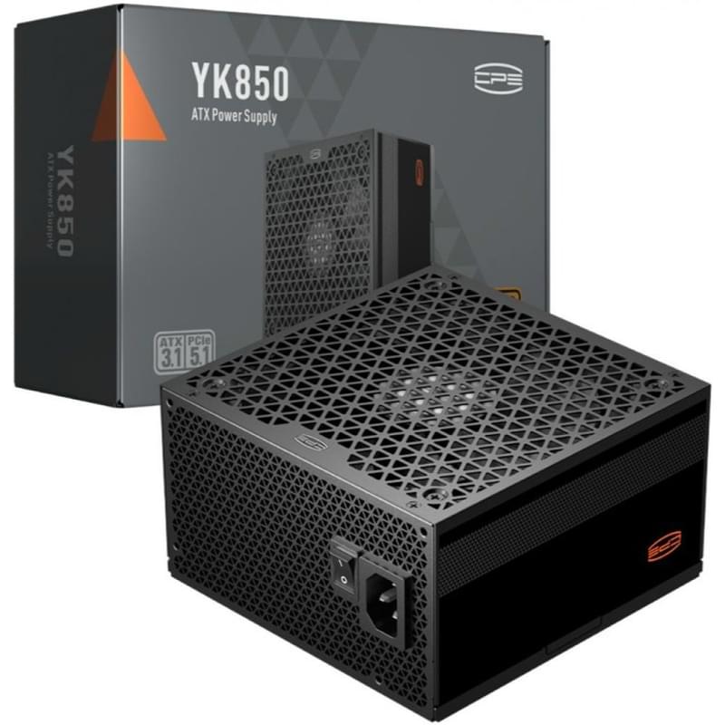 Қуат блогы 850W PCCooler YK850H ATX 3.1 80+Bronze [P3-YK850H-B1H] - фото #1, Technodom.kz