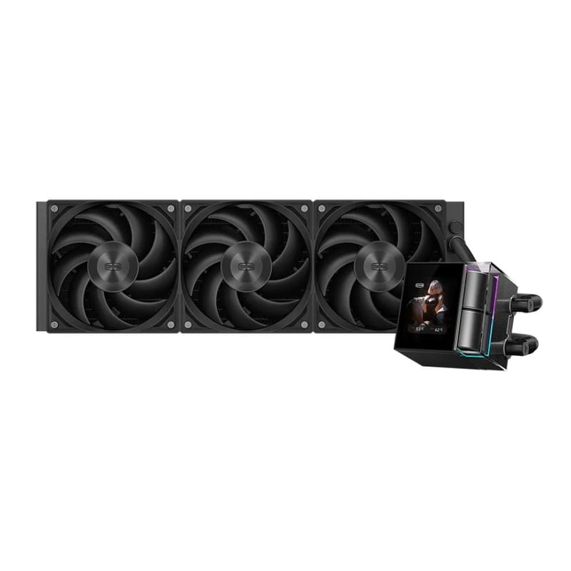 Система жидкостного охлаждения для CPU PCCooler DS360 ARGB Display Black [DS360 ARGB Display BK] - фото #1, Technodom.kz