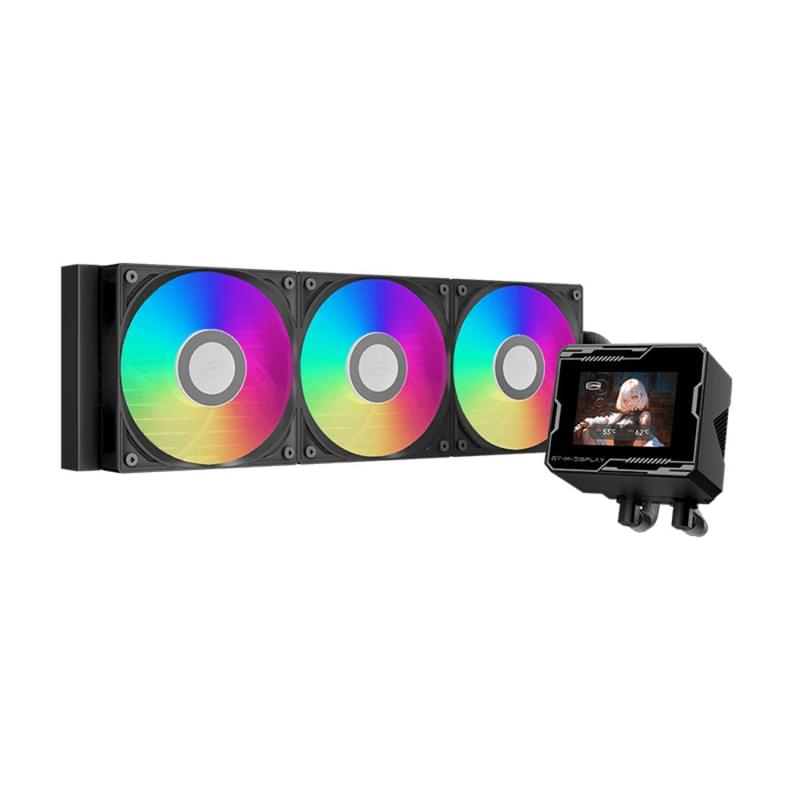 Система жидкостного охлаждения для CPU PCCooler GT360M Display Black [GT360M ARGB Display BK] - фото #1, Technodom.kz