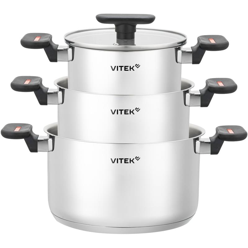 Кастрюльдер жиынтығы Vitek Вайб VT-SS1266 6 зат - фото #4, Technodom.kz Кастрюльдер жиынтығы Vitek Вайб VT-SS1266 6 зат - фото #4, Technodom.kz