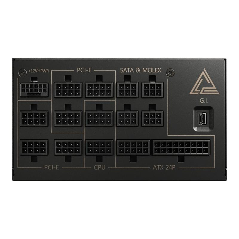 Блок питания 1300W MSI MEG Ai1300P PCIE5 ATX 3.0 80+Platinum [MEG Ai1300P PCIE5] - фото #2, Technodom.kz