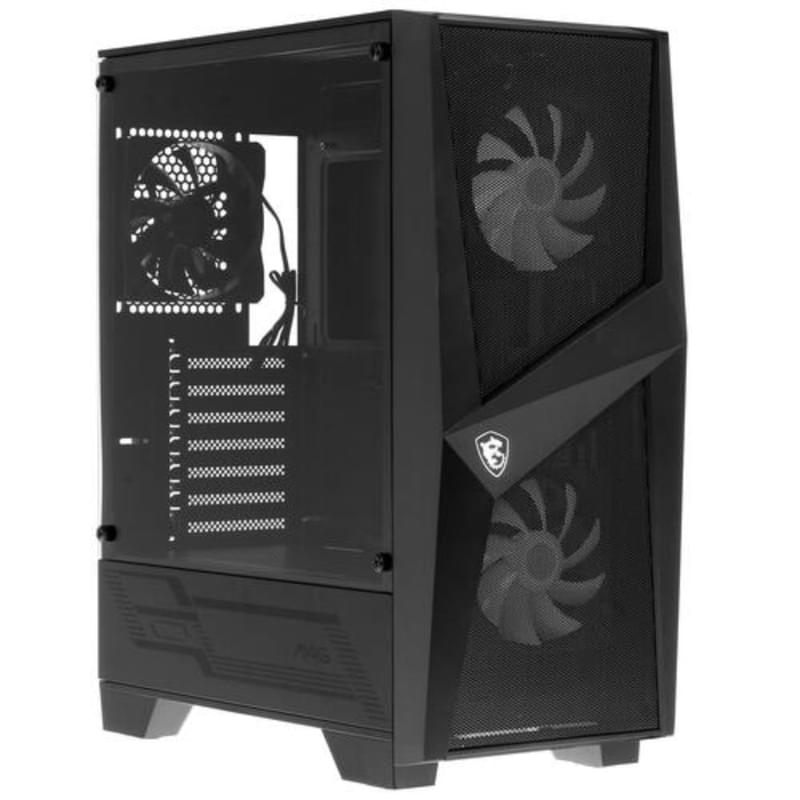 Кейс MSI MAG FORGE 100R MidTower, window, Black ATX 3x120mm FAN [MAG FORGE 100R] - фото #1, Technodom.kz
