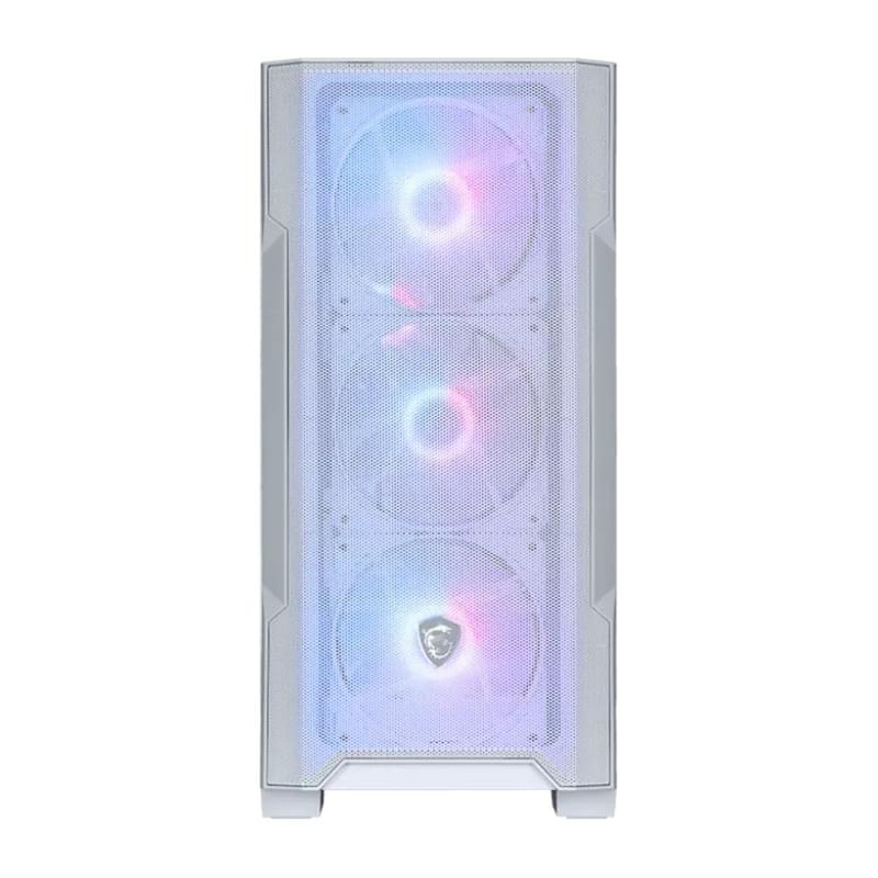 Кейс MSI FORGE M100R MiniTower, window, White mATX 4x120mm FAN [MAG FORGE M100R WHITE] - фото #1, Technodom.kz
