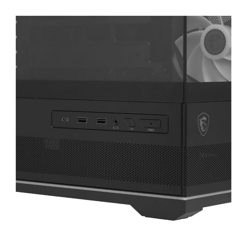 Кейс MSI MAG PANO 110R PZ MidTower, window, Black ATX 4x120mm FAN [MAG PANO 110R PZ] - фото #4, Technodom.kz