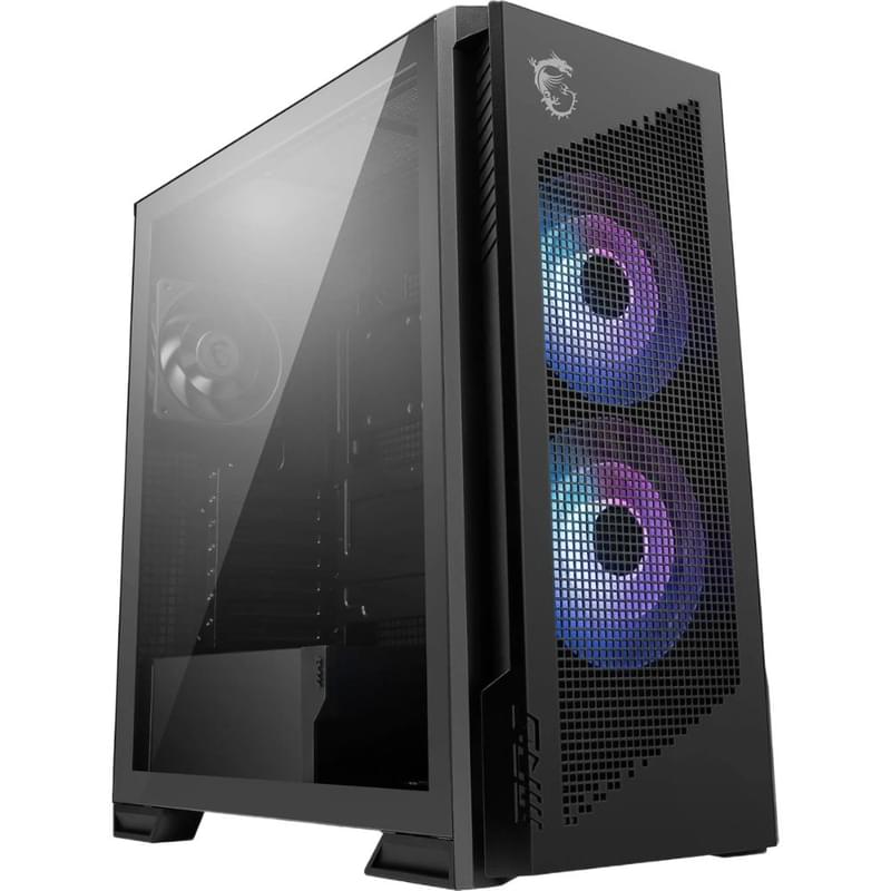 Кейс MSI VELOX 300R MidTower, window, Black EATX 2x160+1x120mm FAN [MPG VELOX 300R AIRFLOW PZ] - фото #0, Technodom.kz