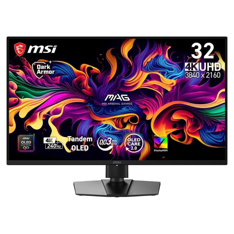 Монитор Игровой 31.5" MSI MAG 321UP QD-OLED X24 4K 240Гц (2HDMI+DP+Type-C) Black - фото #0, Technodom.kz Монитор Игровой 31.5" MSI MAG 321UP QD-OLED X24 4K 240Гц (2HDMI+DP+Type-C) Black - фото #0, Technodom.kz