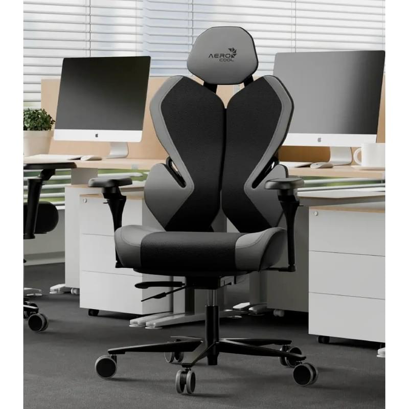 Игровое компьютерное кресло Aerocool WING-Loft Air Dark Grey (TEGC-309700Z.Z1) - фото #5, Technodom.kz