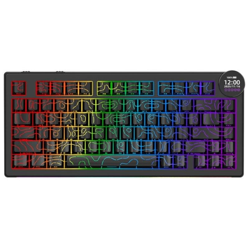 Сымсыз пернетақта Ajazz AK820 V2 Ice Island Switch, Black (AK820V2/Island/Black) - фото #0, Technodom.kz