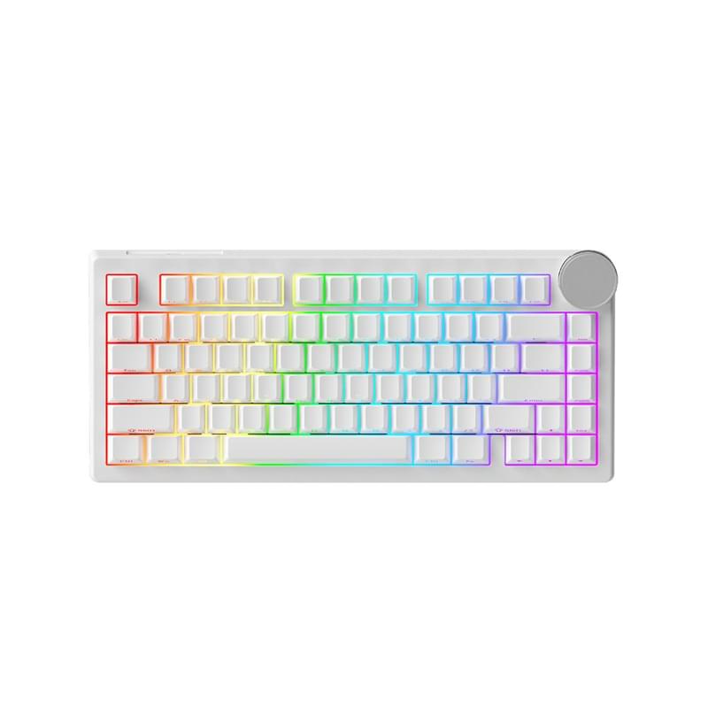 Сымсыз пернетақта Ajazz AK820 V2 Ice Island Switch, White (AK820V2/Island/White) - фото #0, Technodom.kz