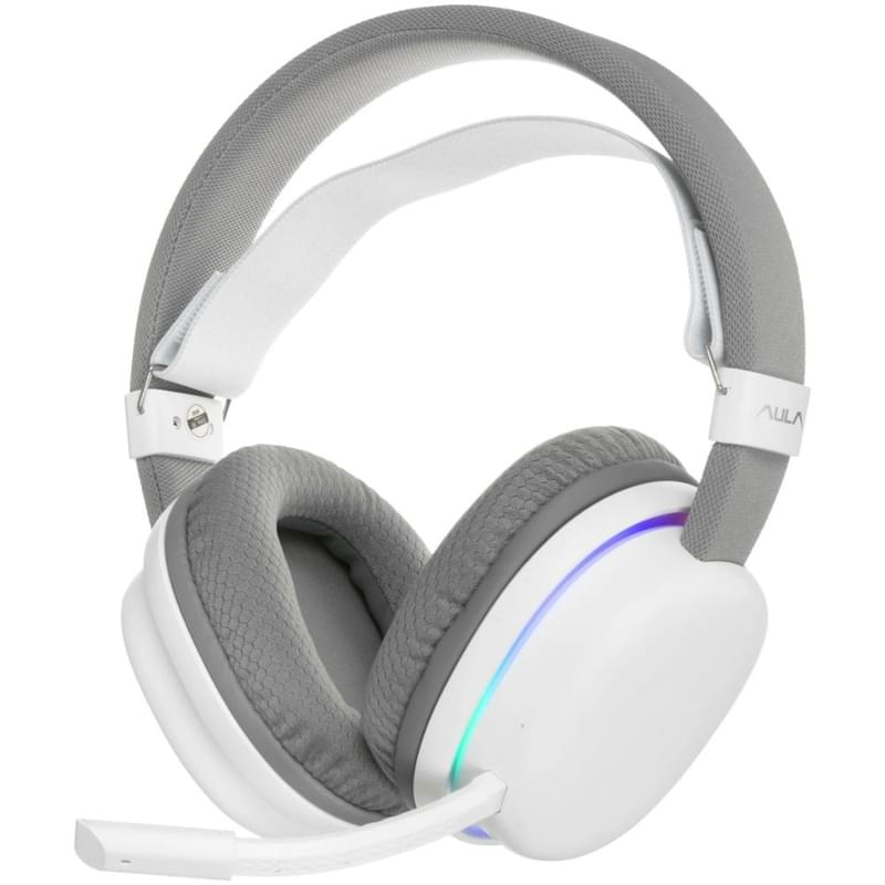 Игровая гарнитура беспроводная AULA G7 White - фото #1, Technodom.kz