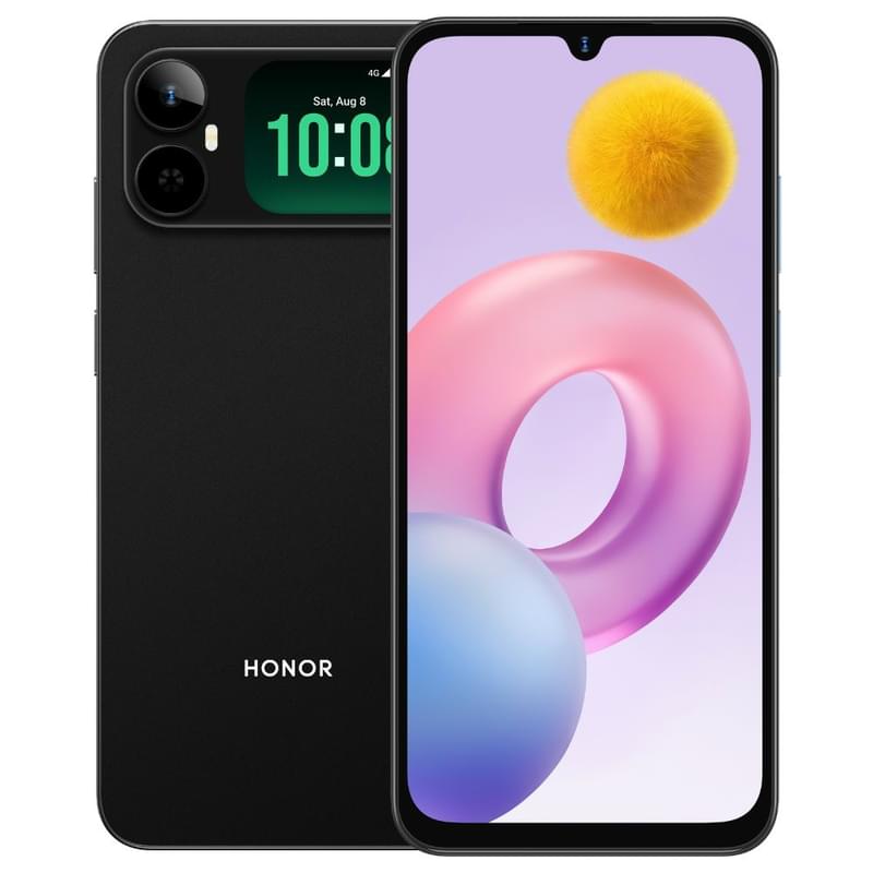 Смартфон GSM HONOR X5e s 4/128/6.9/13 Түн жарымындай қара - фото #0, Technodom.kz