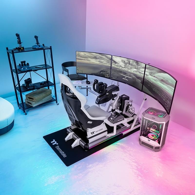 Thermaltake GF500 авиасимуляторлар үшін стенд, White (GSC-F50-CPASWH-01) - фото #5, Technodom.kz Thermaltake GF500 авиасимуляторлар үшін стенд, White (GSC-F50-CPASWH-01) - фото #5, Technodom.kz