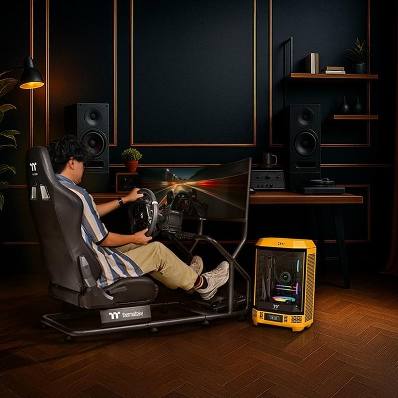 Стенд для автосимуляторов Thermaltake GR300 Black (GSC-R30-CPASBB-01) - фото #5, Technodom.kz Стенд для автосимуляторов Thermaltake GR300 Black (GSC-R30-CPASBB-01) - фото #5, Technodom.kz
