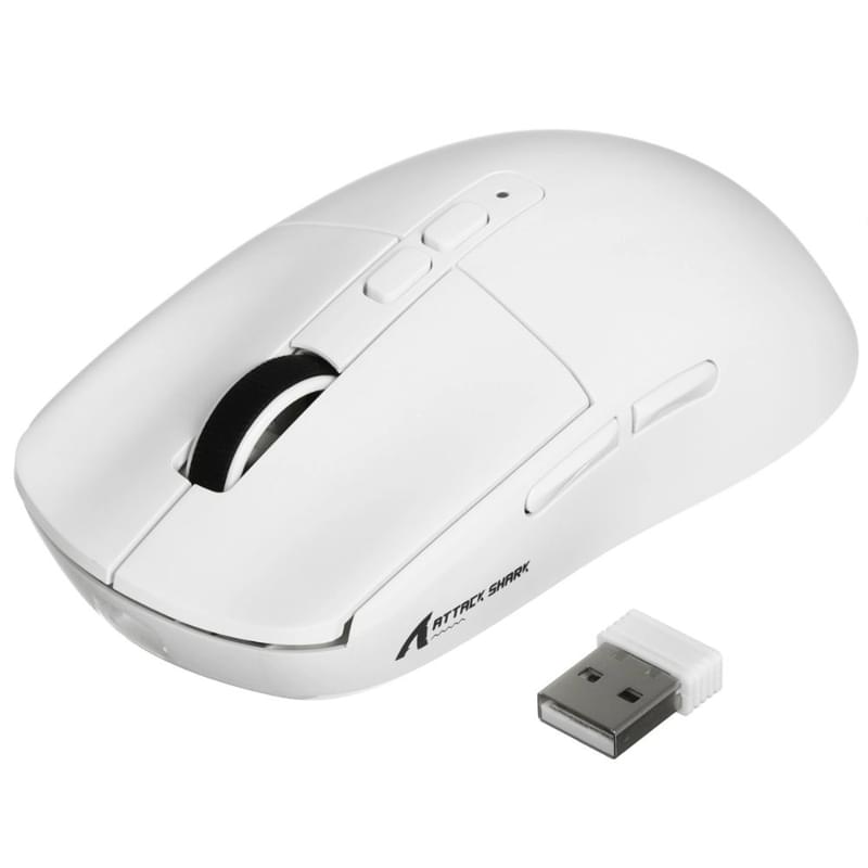 Игровая мышь беспроводная Attack Shark X6 White (X6 White) - фото #5, Technodom.kz Игровая мышь беспроводная Attack Shark X6 White (X6 White) - фото #5, Technodom.kz
