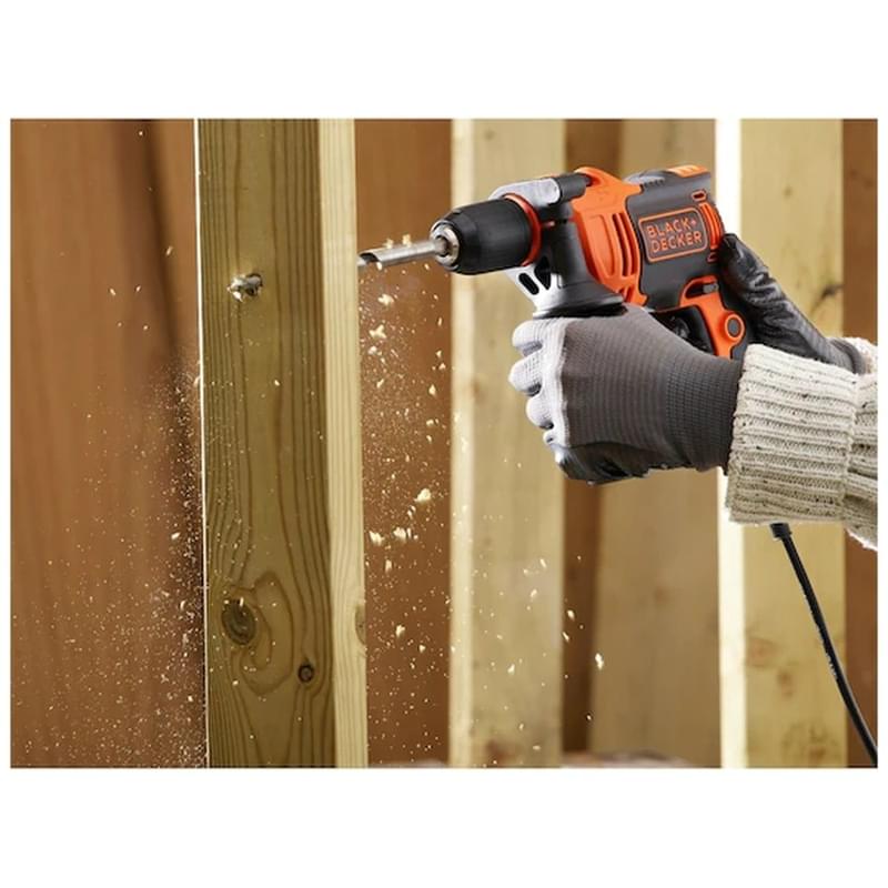 Ударная дрель Black&Decker BEH710-QS - фото #4, Technodom.kz Ударная дрель Black&Decker BEH710-QS - фото #4, Technodom.kz