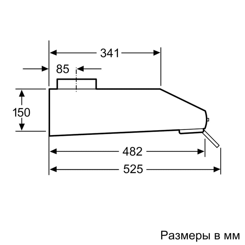 Вытяжка Bosch DHU-665CQ - фото #4, Technodom.kz