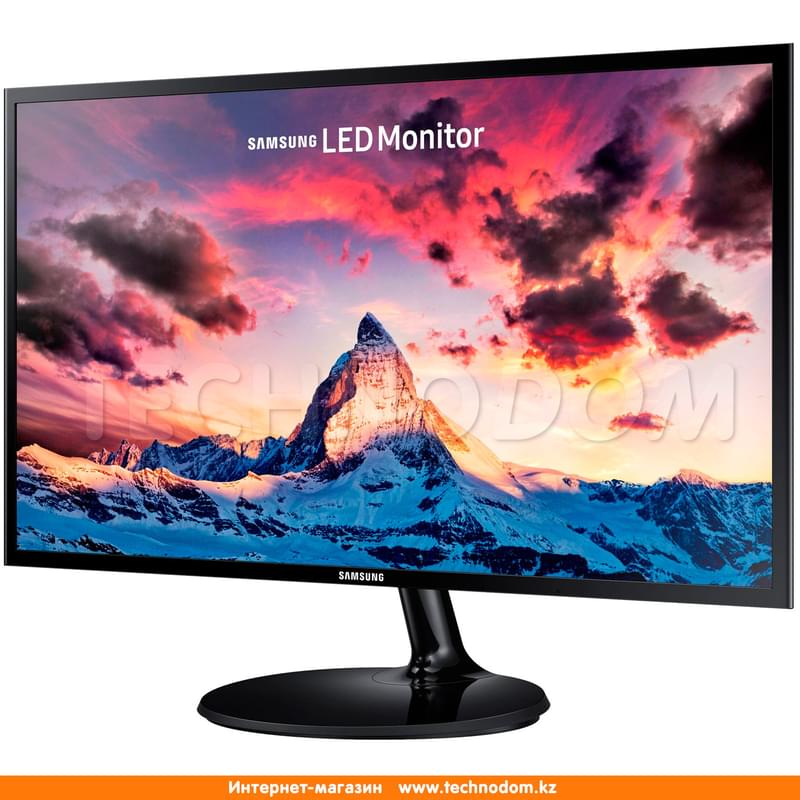 Монитор 24" Samsung LS24F350FHIX 1920х1080 16:9 PLS 60ГЦ (HDMI+VGA) Black - фото #1, Technodom.kz