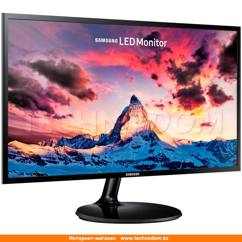 Монитор 24" Samsung LS24F350FHIX 1920х1080 16:9 PLS 60ГЦ (HDMI+VGA) Black - фото #2, Technodom.kz