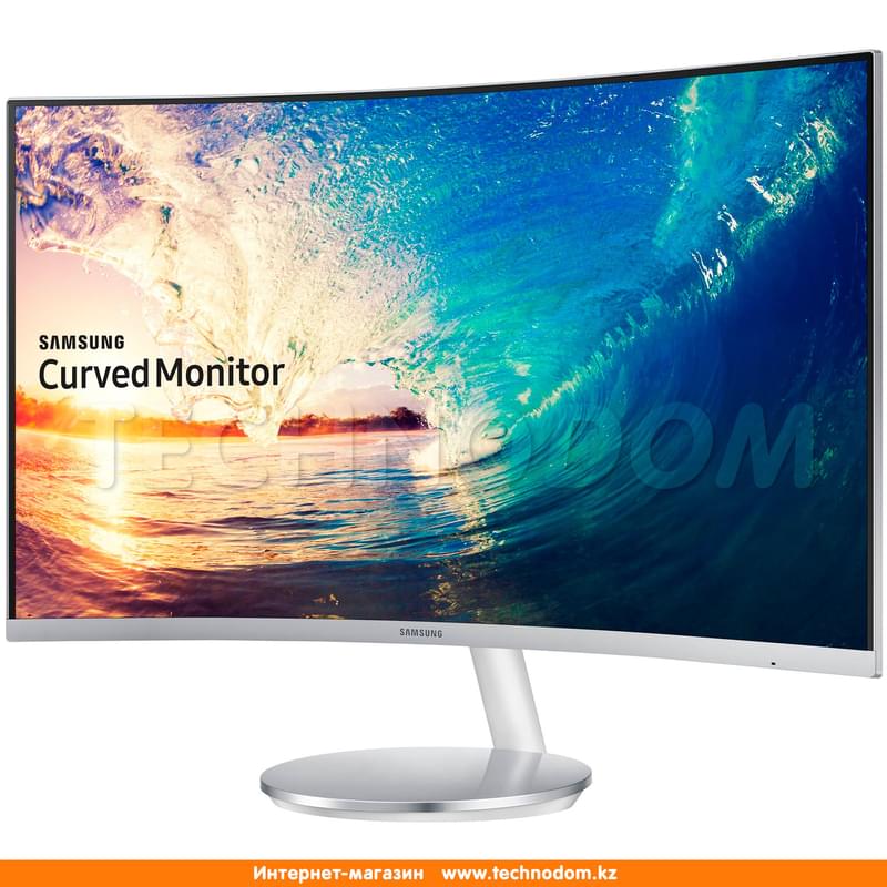 Монитор 27" Samsung LC27F591FDIX  1920x1080 16:9 VA 60ГЦ (HDMI+DP+VGA) Curved White - фото #4, Technodom.kz