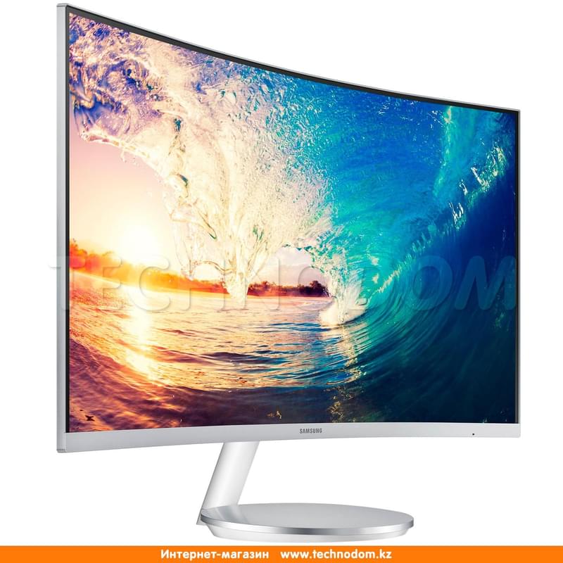 Монитор 27" Samsung LC27F591FDIX  1920x1080 16:9 VA 60ГЦ (HDMI+DP+VGA) Curved White - фото #6, Technodom.kz