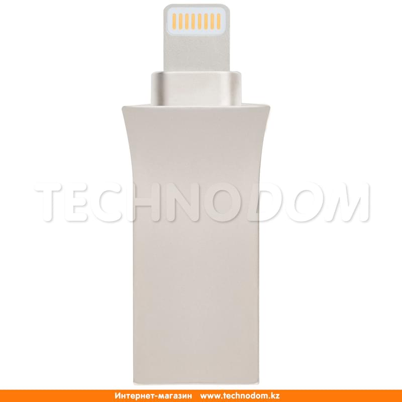 USB Флешка 64GB Transcend JetDrive Go 500 Type-A/Lightning 3.1 Gen 1 (3.0) Silver (TS64GJDG500S) - фото #2, Technodom.kz