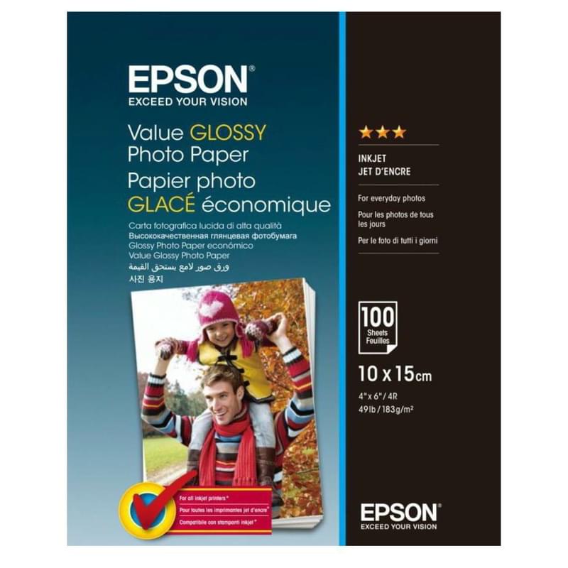 Фотобумага Epson 10x15 100 sheets (C13S400039) - фото #0, Technodom.kz