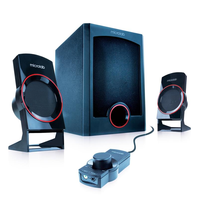 Колонки 2.1 Microlab M-111, Black - фото #0, Technodom.kz