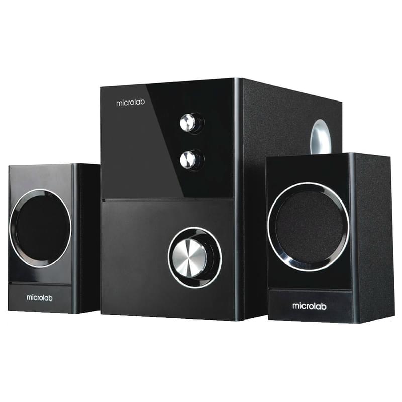 2.1 Microlab M-223 колонкасы, Black - фото #1, Technodom.kz