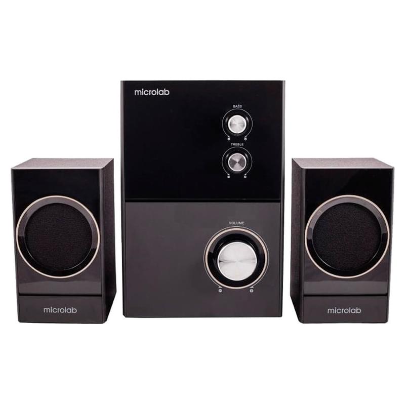 2.1 Microlab M-223 колонкасы, Black - фото #0, Technodom.kz