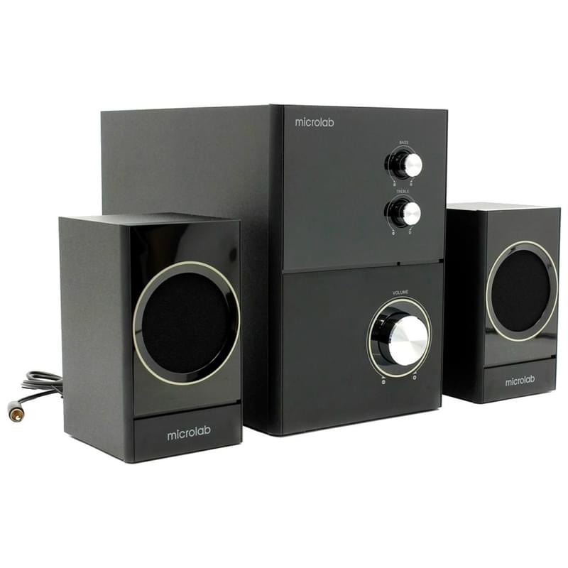 2.1 Microlab M-223 колонкасы, Black - фото #2, Technodom.kz