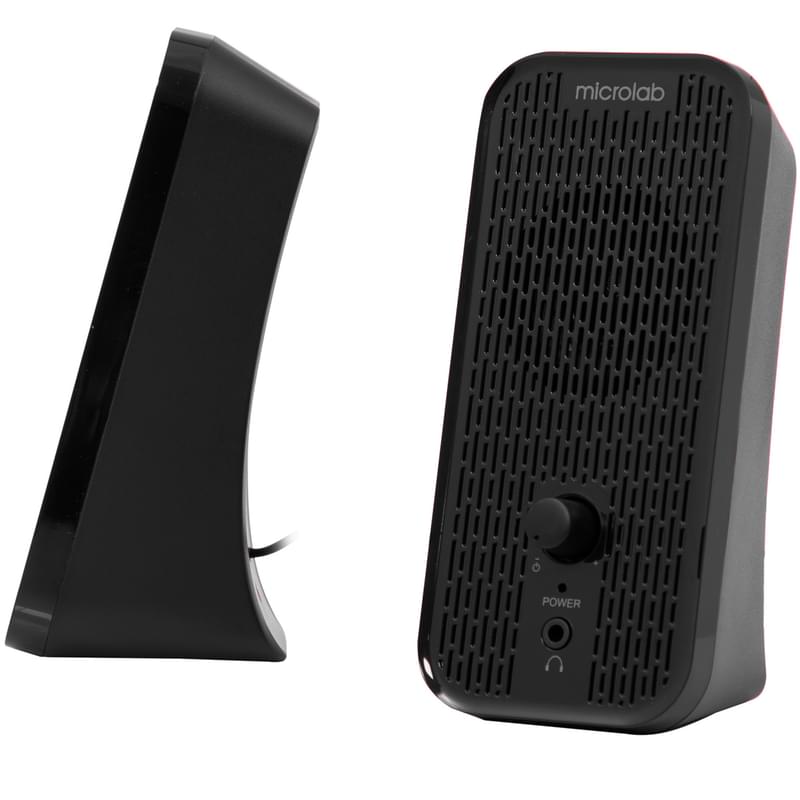 Колонки 2.0 Microlab B-55 USB, Black - фото #2, Technodom.kz