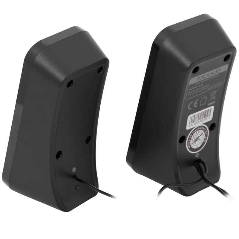 Колонки 2.0 Microlab B-55 USB, Black - фото #3, Technodom.kz