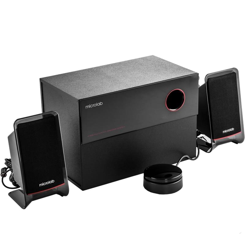 Колонки 2.1 Microlab M-200, Black - фото #2, Technodom.kz
