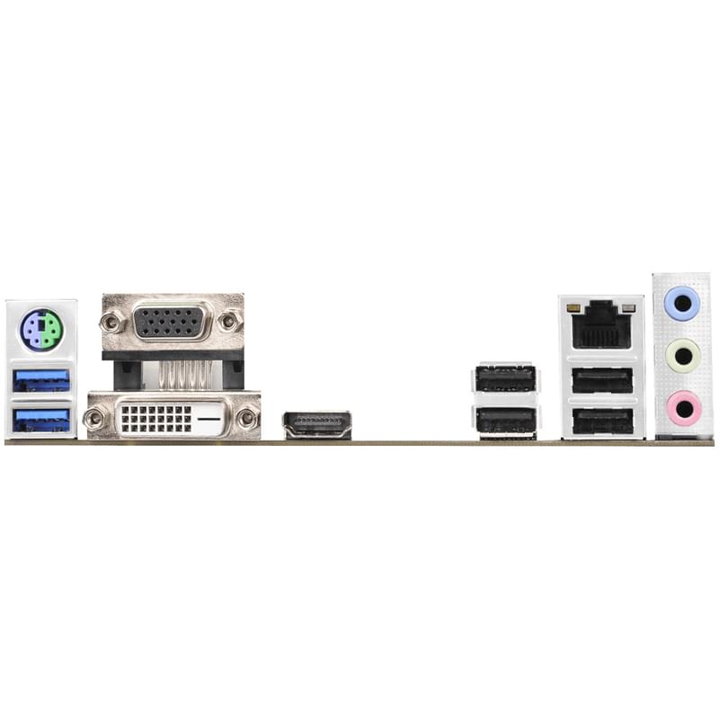 Материнская плата ASRock H110M-HDV LGA1151 2DDR4 PCI–E 1x16 1x1 (HDMI+DVI-D+VGA) mATX - фото #4, Technodom.kz