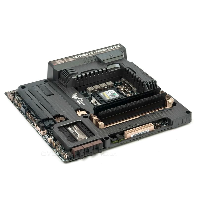 Материнская плата Asus Gryphon Z97 Armor LGA1150 4DDR3 PCI-E 3x16 1x1 (HDMI+DP+DVI-D) mATX - фото #3, Technodom.kz