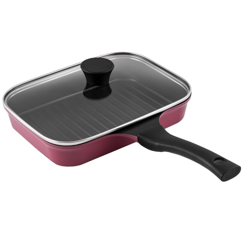 Сковорода-гриль 26см Kitchen Flower NY-3011 - фото #1, Technodom.kz Сковорода-гриль 26см Kitchen Flower NY-3011 - фото #1, Technodom.kz