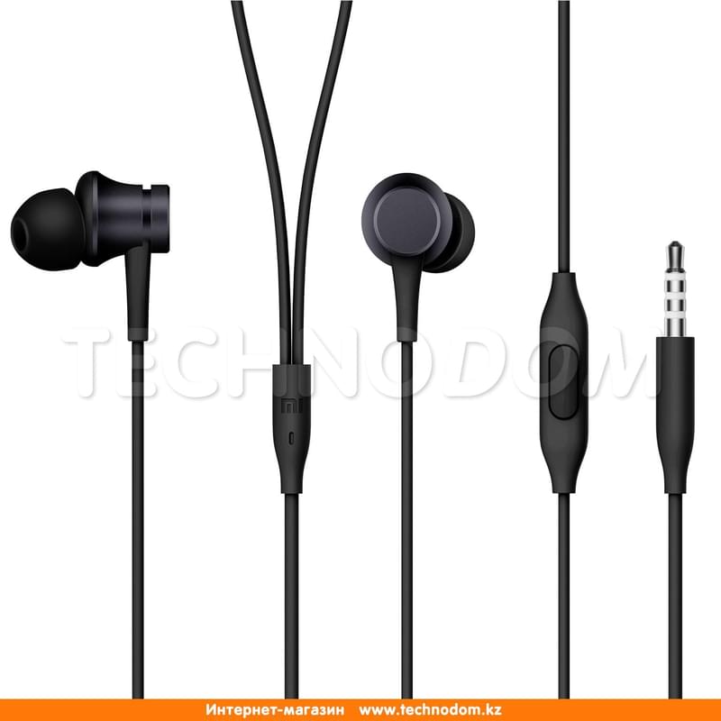 Наушники Вставные Xiaomi Mi Piston Headphone Basic, Черный (ZBW4354TY) - фото #0, Technodom.kz