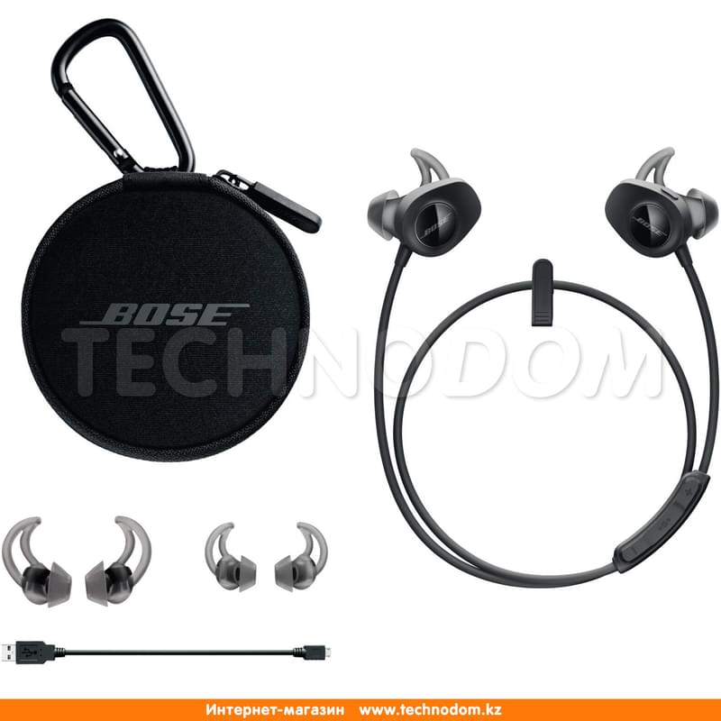 Наушники Вставные Bose Bluetooth SoundSport, Black - фото #4, Technodom.kz