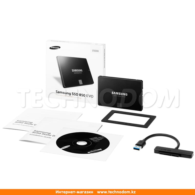 Внутренний SSD 2.5" 250GB Samsung 850 EVO, SATA-III (MZ-75E250BW) - фото #8, Technodom.kz